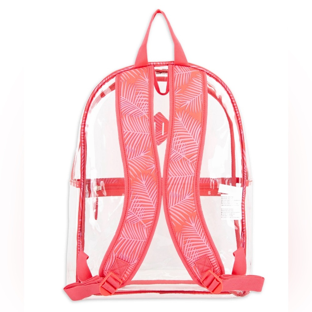 Eastsport Clear Backpack With Zipper Pouch Set - Multiple Colors, Pack of 4, New - Picture 5 of 16
